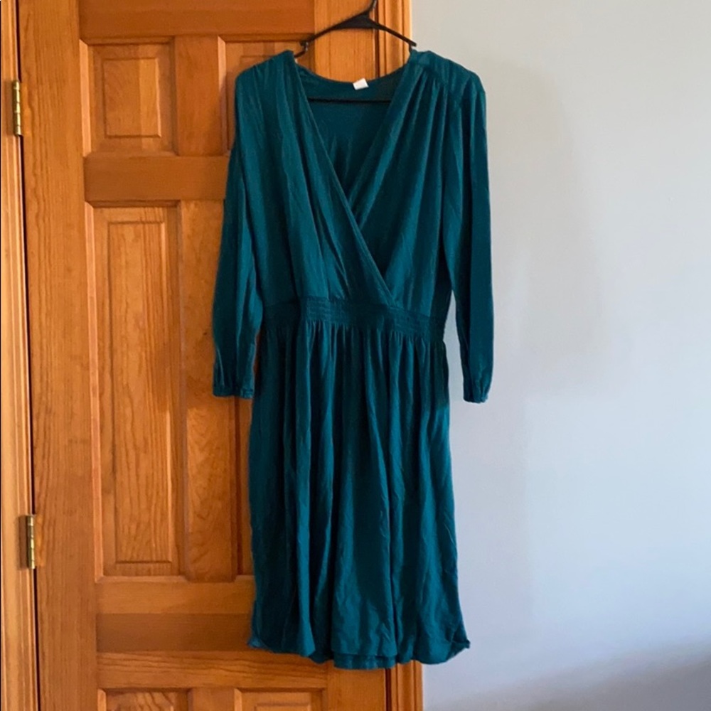 Turquoise green Old Navy dress